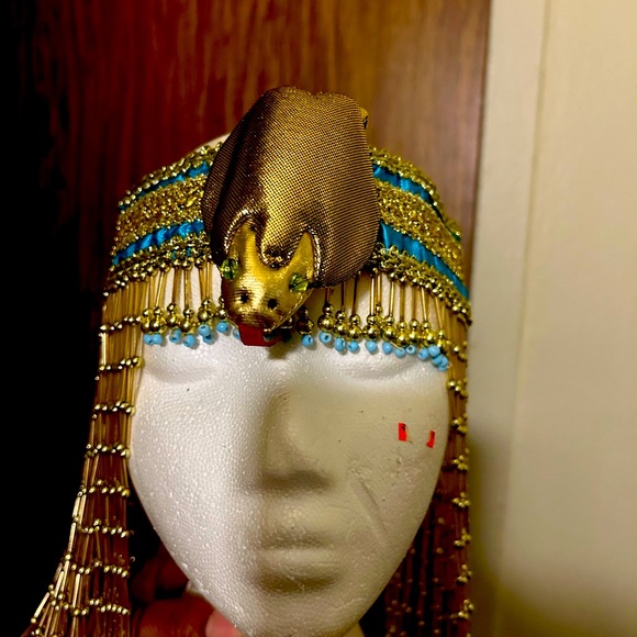 Cleopatra headdress Halloween costume - Picture 1 of 4